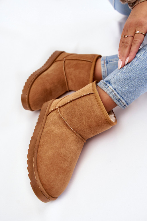 Femminile riscaldamento Stivali Stivali da neve colore marrone Virgina