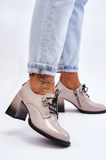 Alla moda scarpe con i tacchi colore grigio Darren 2