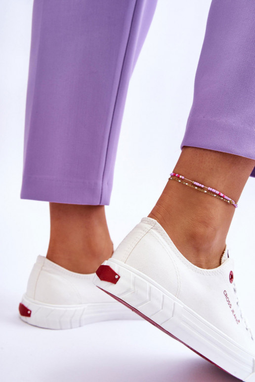 Elegantello classico Scarpe da donna Cross Jeans LL2R4052 Colore bianco