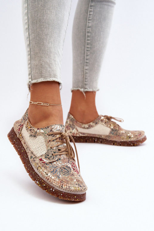 Elegantellato scarpe Femminile Deveciejka 06347-04 beige