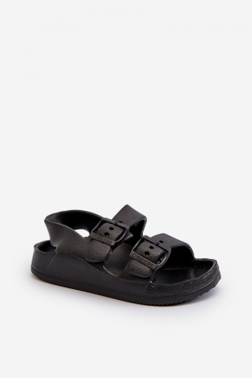 Pantofole Infantile  con fibbie BIG STAR NN374536 colore nero