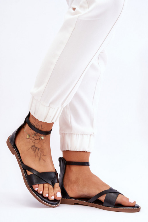 Femminile Sandali bassi Pantofole Al Castello colore nero Rise Up!