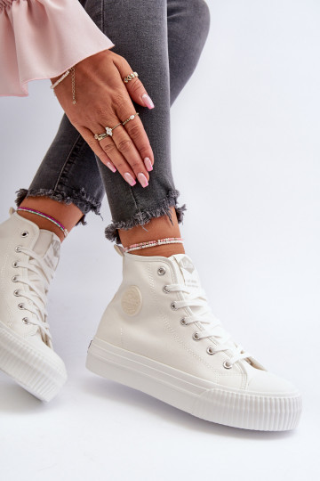 Scarpe per il tempo libero Alto Lee Cooper LCIN-24-02-2132 Colore bianco 2