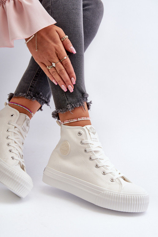 Scarpe per il tempo libero Alto Lee Cooper LCIN-24-02-2132 Colore bianco