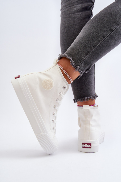 Scarpe per il tempo libero Alto Lee Cooper LCIN-24-02-2132 Colore bianco