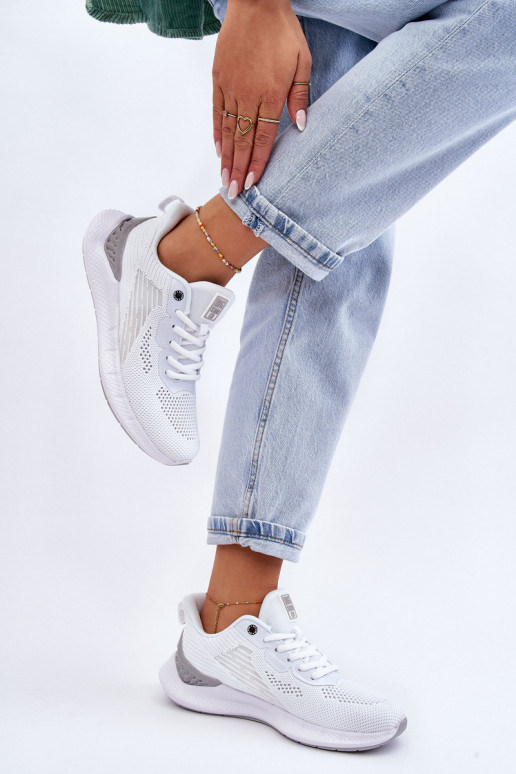 Femminile  scarpe da ginnastica Memory Foam System Big Star LL274297 Colore bianco