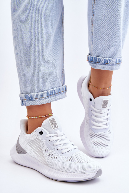 Femminile  scarpe da ginnastica Memory Foam System Big Star LL274297 Colore bianco