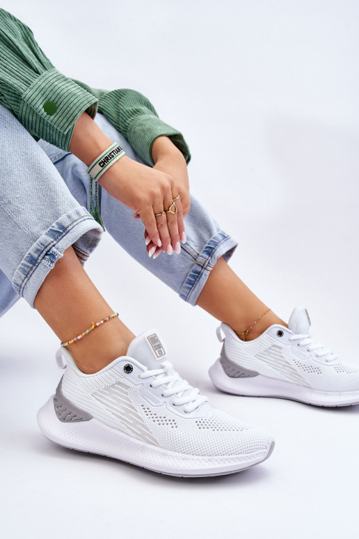 Femminile  scarpe da ginnastica Memory Foam System Big Star LL274297 Colore bianco
