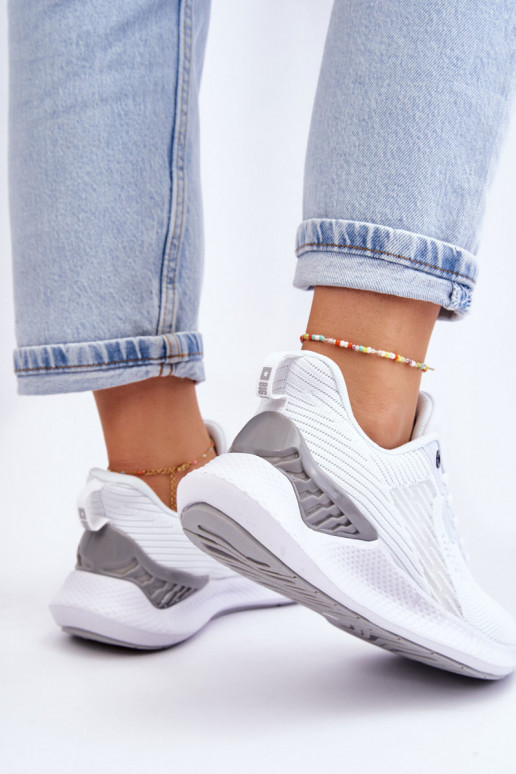 Femminile  scarpe da ginnastica Memory Foam System Big Star LL274297 Colore bianco