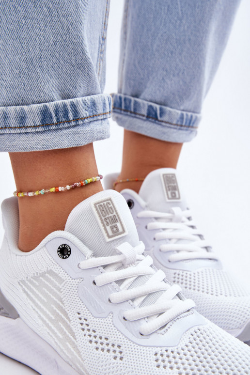 Femminile  scarpe da ginnastica Memory Foam System Big Star LL274297 Colore bianco