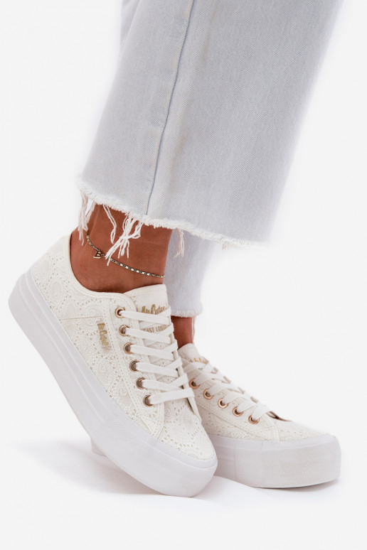 Scarpe per il tempo libero con pizzo Lee Cooper LCIN-25-31-3438L Colore bianco