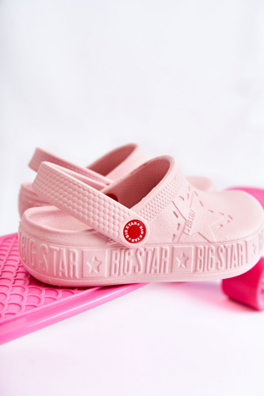 Infantile Pantofole leggere Crocs Big Star II375007 colore rosa
