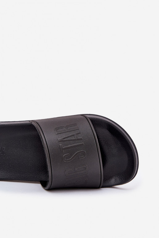 Pantofole in schiuma leggera Deveschio Big Star MM174322 colore nero