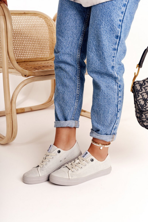 Basso per le donne scarpe casual Big Star DD274439 colore grigio