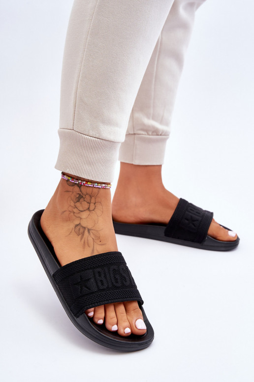 Femminile Pantofole alla moda Big Star LL274A158 colore nero