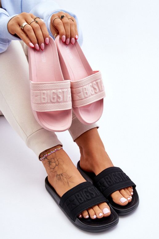 Femminile Pantofole alla moda Big Star LL274A158 colore nero