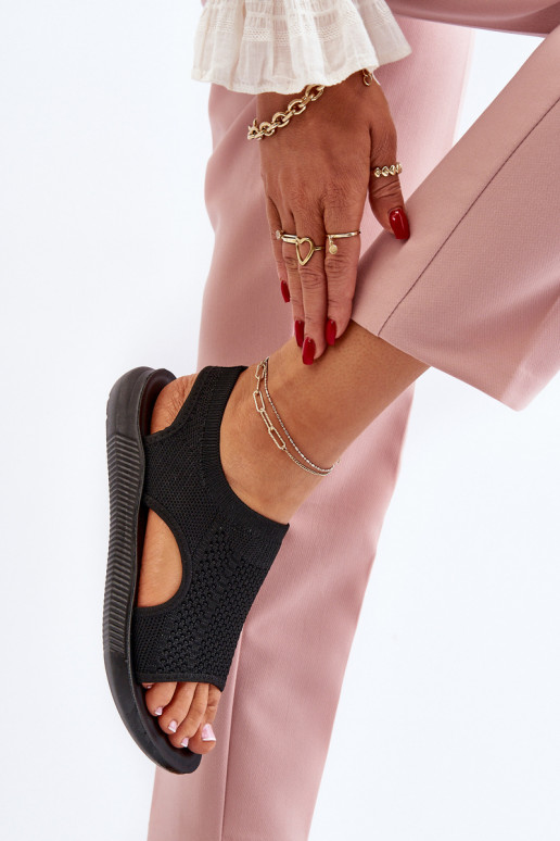 Stile sportivo Sandali da donna colore nero Cesys