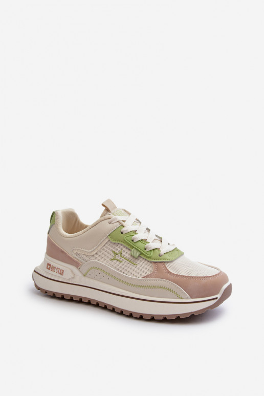 Scarpe modello sneakers Femminile Big Star NN274A091 beige-colore verde