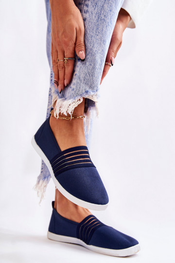 Femminile Scarpe da ginnastica  Slip-On blu scuro Lilis 2