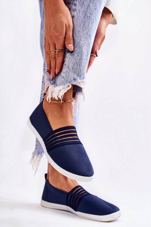 Femminile Scarpe da ginnastica  Slip-On blu scuro Lilis