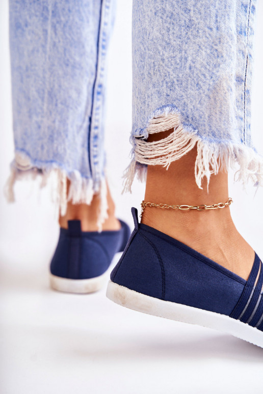 Femminile Scarpe da ginnastica  Slip-On blu scuro Lilis