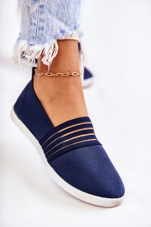 Femminile Scarpe da ginnastica  Slip-On blu scuro Lilis