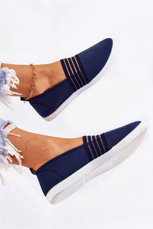 Femminile Scarpe da ginnastica  Slip-On blu scuro Lilis