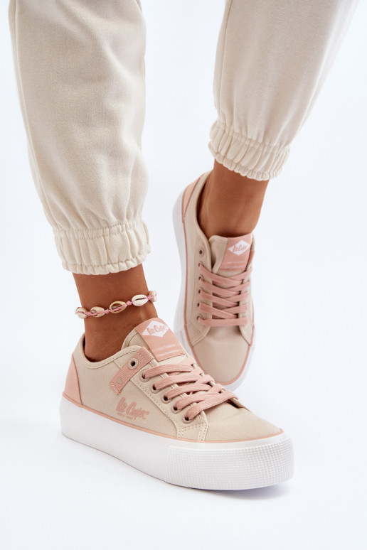  Scarpe per il tempo libero Lee Cooper LCIN-24-31-2196 beige