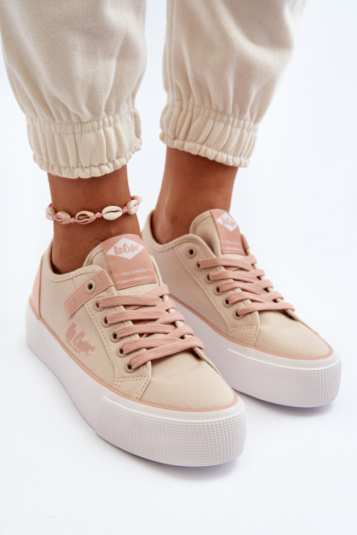  Scarpe per il tempo libero Lee Cooper LCIN-24-31-2196 beige