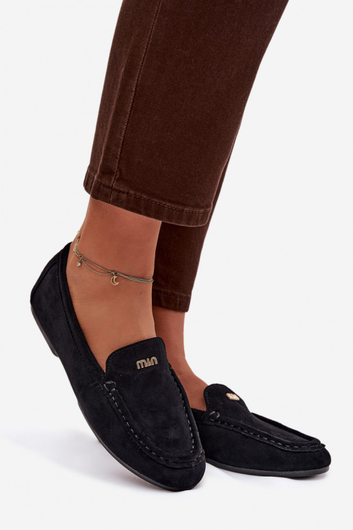 mocassini da donnaPiccolom colore doratom Detalem colore nero Sarivelle