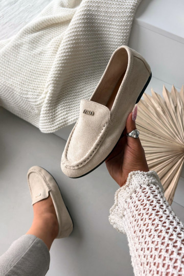 mocassini da donnaPiccolom colore doratom Detalem beige Sarivelle