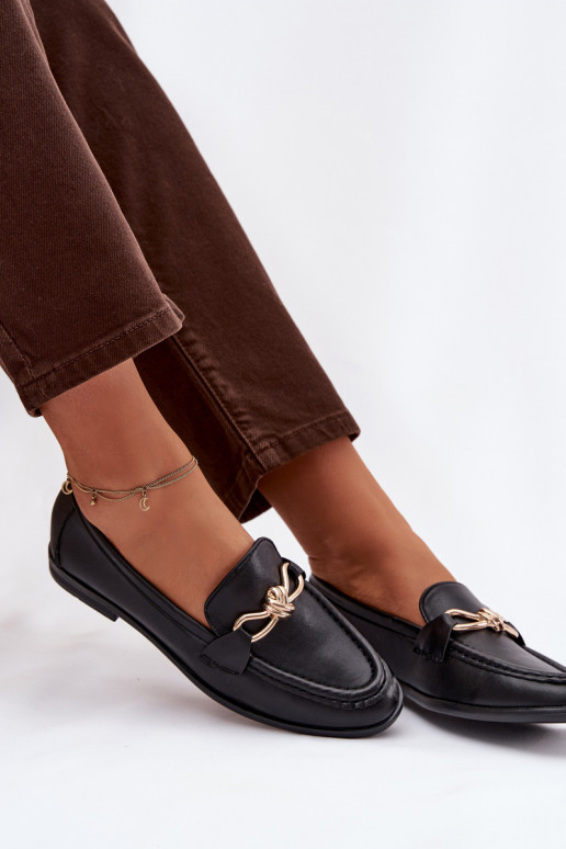 Mocassini Femminile Con decorazioni Detalem colore nero Rosynne