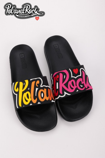 Infradito Pol'and'Rock Festival X Big Star SS174508 nere 2