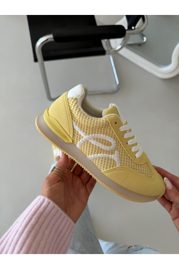 Scarpe modello sneakers scarpe da ginnastica Femminile colore giallo Tarlisse 2