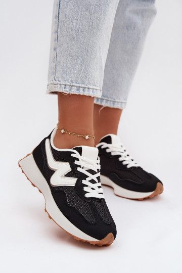 scarpe da ginnastica Femminile con una piattaforma colore nero Janelora 2