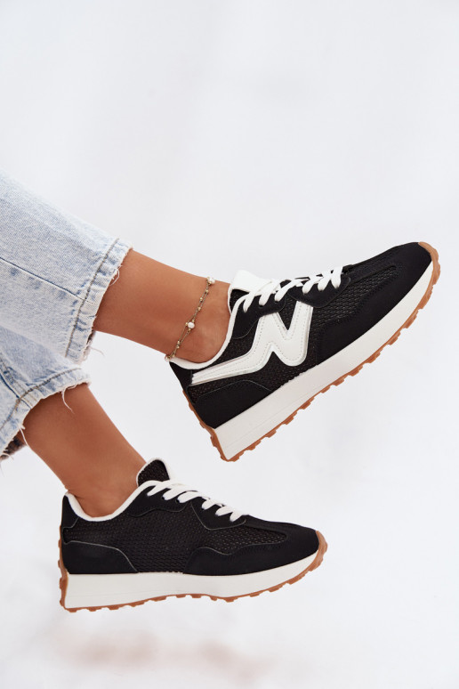 scarpe da ginnastica Femminile con una piattaforma colore nero Janelora