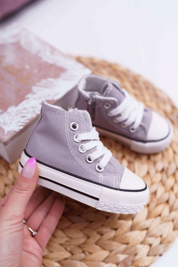 Scarpe per bambini con suola colore grigio Filemon
