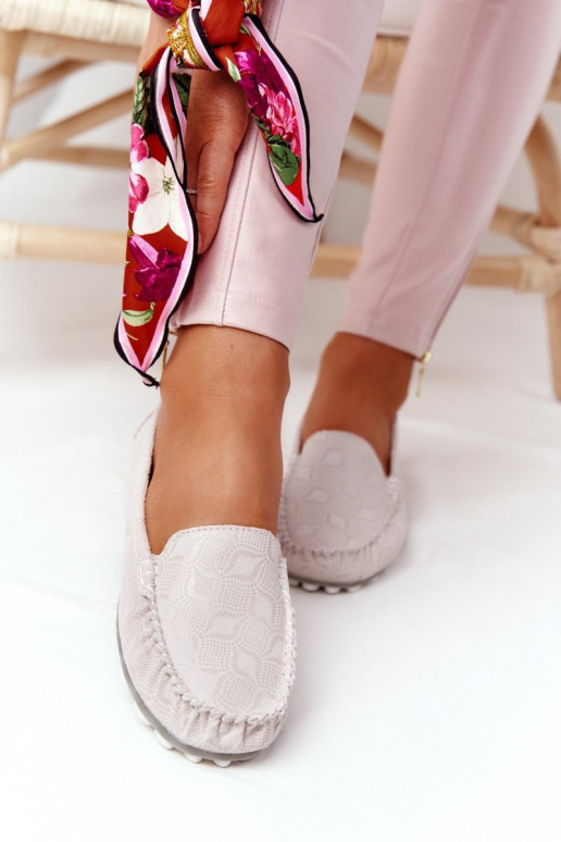 Pelle Mocassini RIO FLORE Eco-Friendly beige