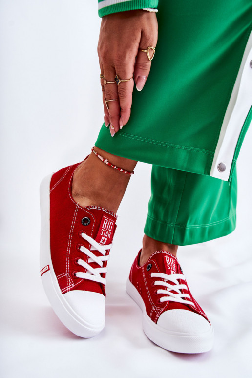 Scarpe da donna Big Star FF274089 colore rosso