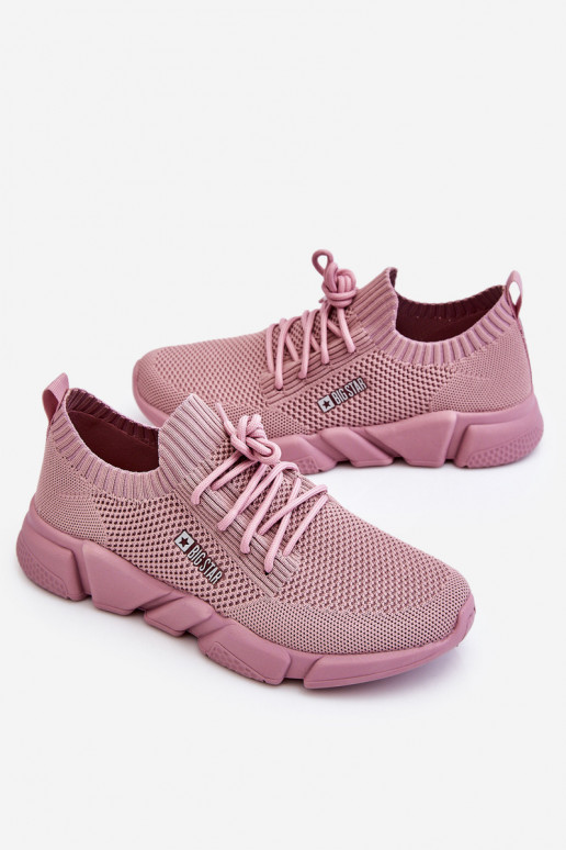 Femminile  Scarpe modello sneakers Memory Foam System Big Star JJ274266 colore rosa