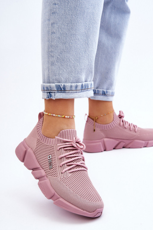 Femminile  Scarpe modello sneakers Memory Foam System Big Star JJ274266 colore rosa