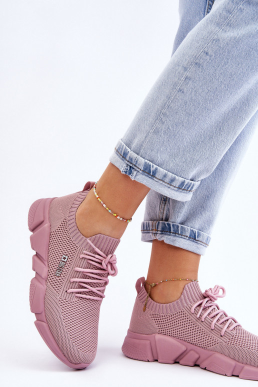 Femminile  Scarpe modello sneakers Memory Foam System Big Star JJ274266 colore rosa