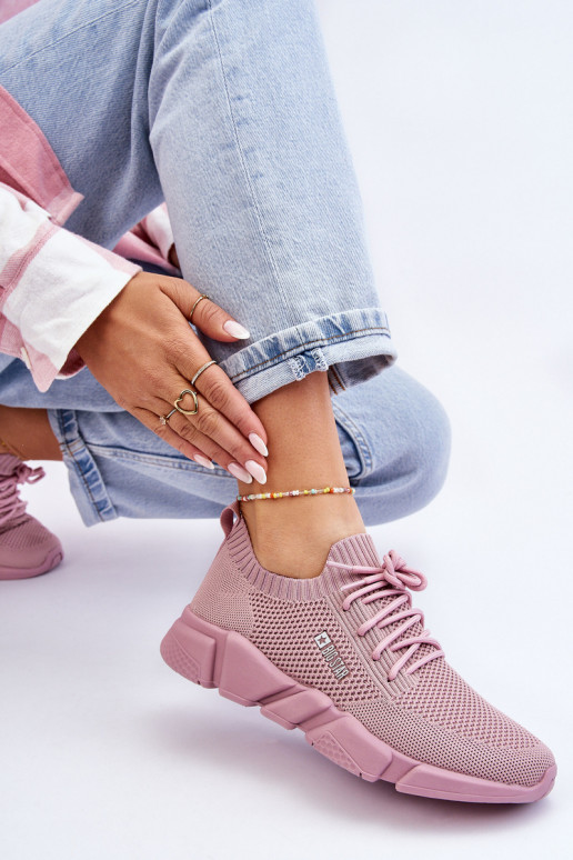 Femminile  Scarpe modello sneakers Memory Foam System Big Star JJ274266 colore rosa