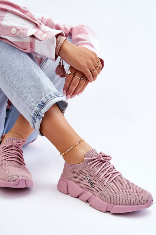 Femminile  Scarpe modello sneakers Memory Foam System Big Star JJ274266 colore rosa