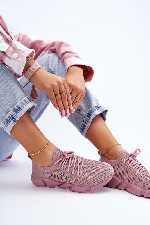 Femminile  Scarpe modello sneakers Memory Foam System Big Star JJ274266 colore rosa