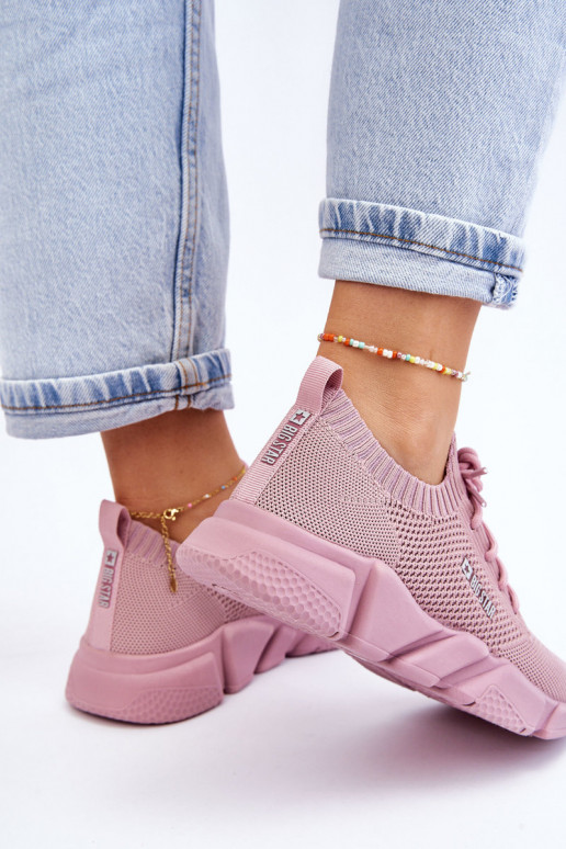 Femminile  Scarpe modello sneakers Memory Foam System Big Star JJ274266 colore rosa
