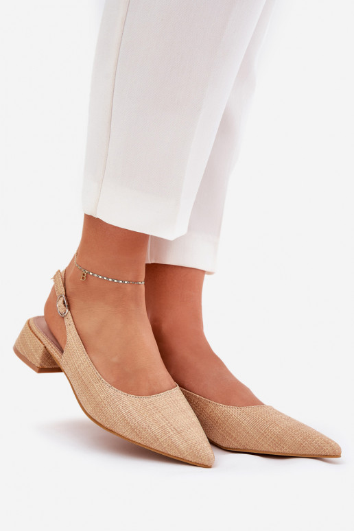 sandali fantasia Femminile Abilitato Impercettibilem Obcasie beige Jorela