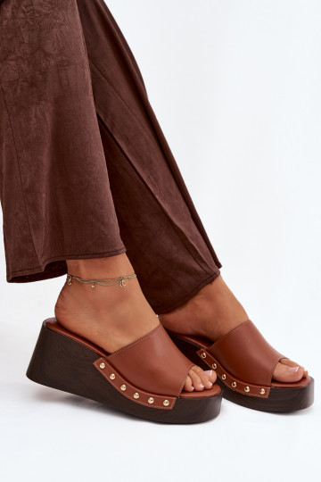 Pantofole da donna color oro Arionne, marroni