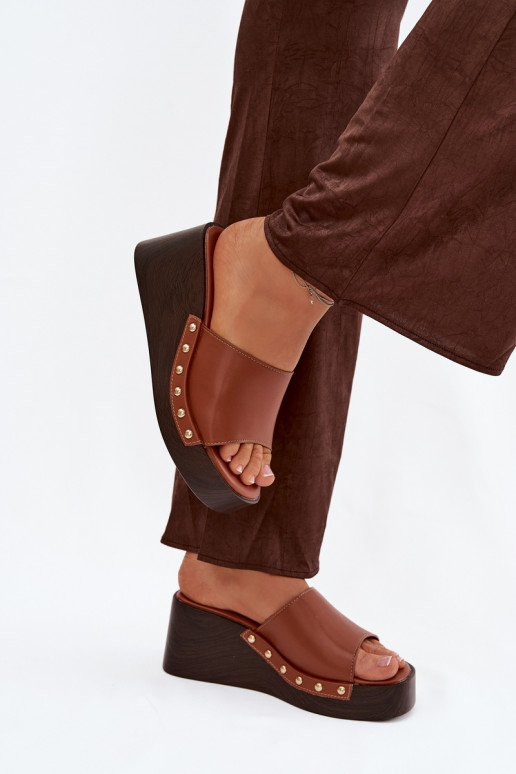 Pantofole da donna color oro Arionne, marroni