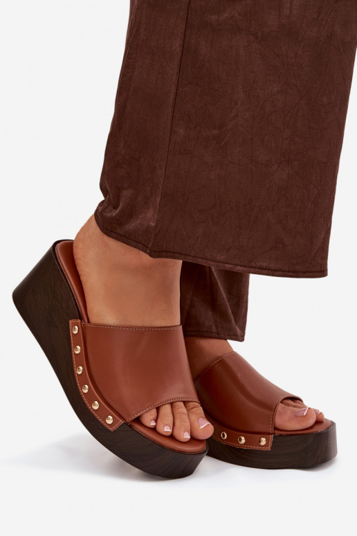 Pantofole da donna color oro Arionne, marroni